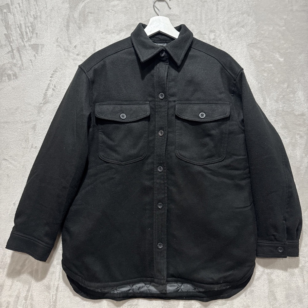 Eddie Bauer WR Peninsula Shirt Jacket Men's Snap Front Quilted Lined Size M NWT
